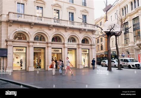 fendi via borgognona roma|fendi roma italy.